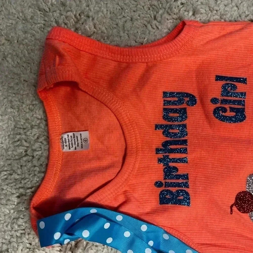 GIRLS BOUTIQUE BIRTHDAY GIRL OUTFIT SIZE 6 NWOT - Picture 7 of 16